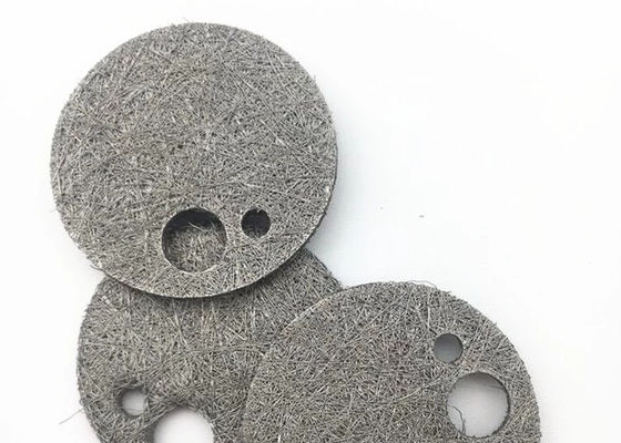 Chine 15cm FeCrAl a aggloméré le disque aggloméré de filtre de feutre de tamis à mailles pour l'industrie du plastique fournisseur