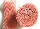 Maille tricotée adaptée aux besoins du client d'acier inoxydable, câble métallique prenant le matériel au filet de cuivre rouge pur fournisseur